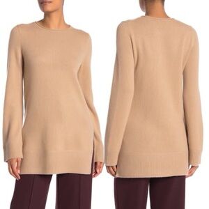 NWT Vince Cashmere Crew Neck
Tunic in Camel Tan XS r
